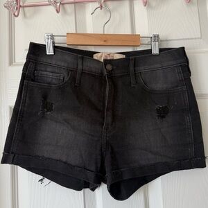 Hollister Black Jean Shorts for Women